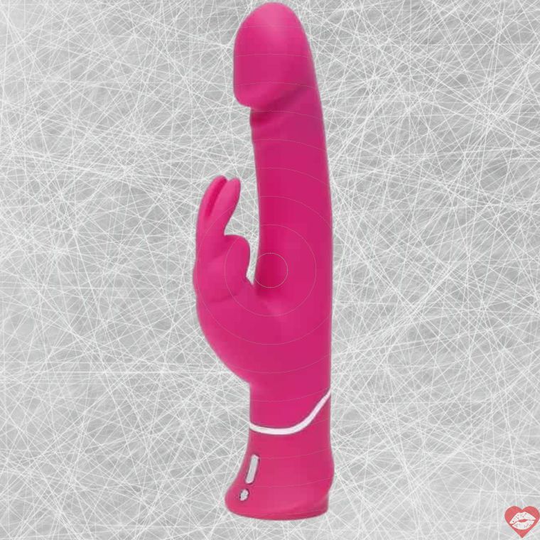 Happy Rabbit Realistic Rabbit Vibrator Hồng 24cm G-Spot