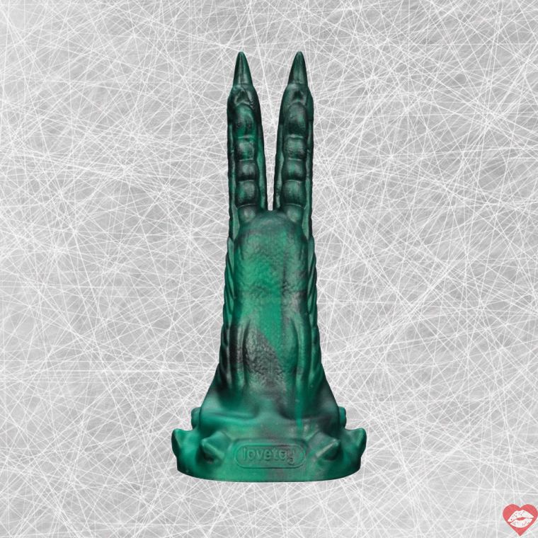 Lovetoy Savage Charm Dildo Xanh Rung 16