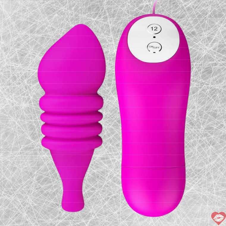Baile Pleasure Shell Rung Hồng Silicone Điều Khiển 12 Tốc