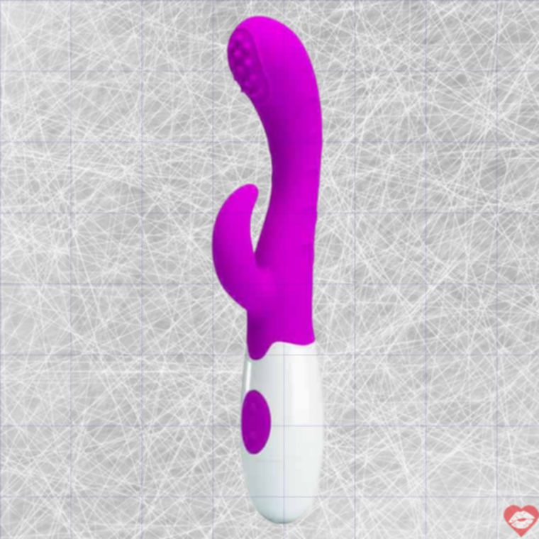 Vibe Thỏ Pretty Love Bruno Hồng 20cm Đa Rung Sướng