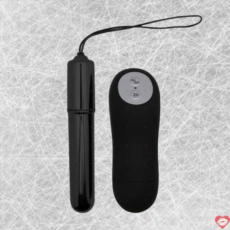 Baile Magic Bóng Rung Đen Silicon Điều Khiển Xa
