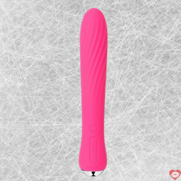 SVAKOM Anya Cong Hâm Nóng Đỏ Silicone Thân Thiện