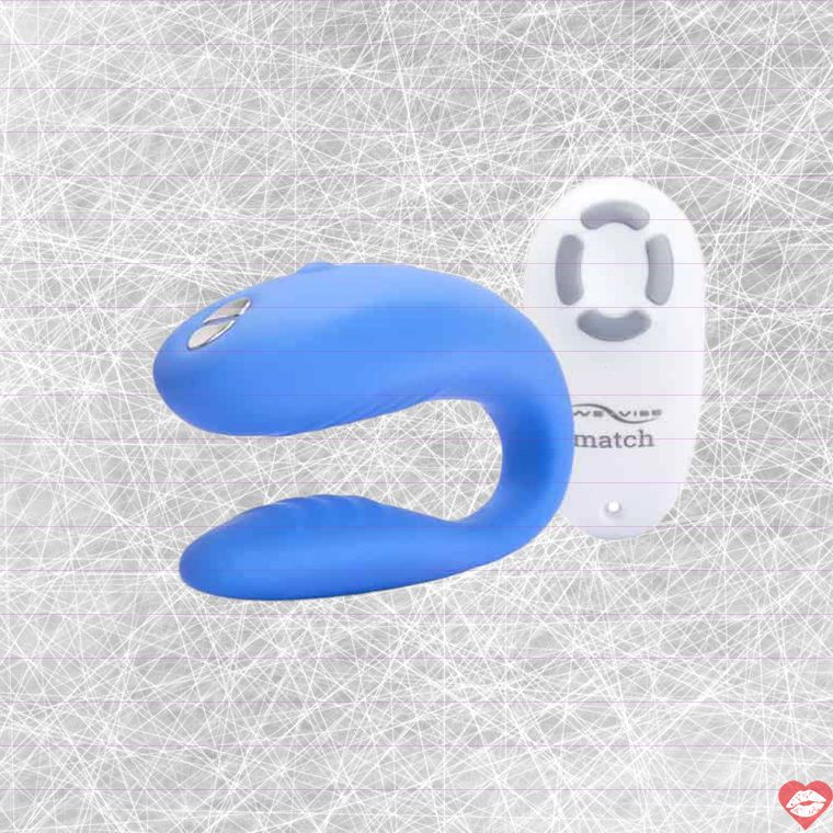 We-Vibe Match - Rung Cặp Xanh Dương Remote Siêu Thân Mật