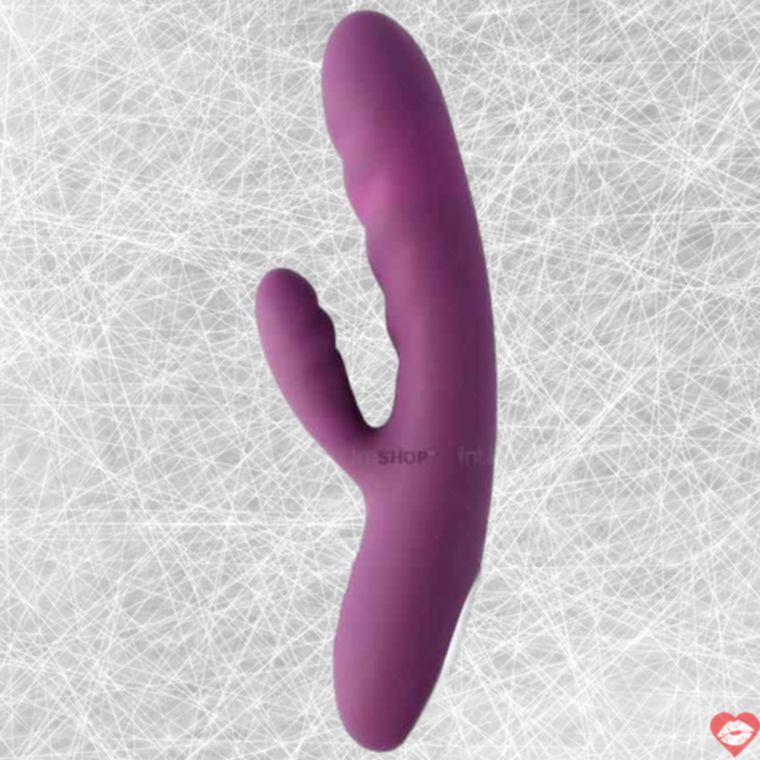 Svakom Avery Rabbit Rung Ma Sát Tím 19.5cm Đa Năng