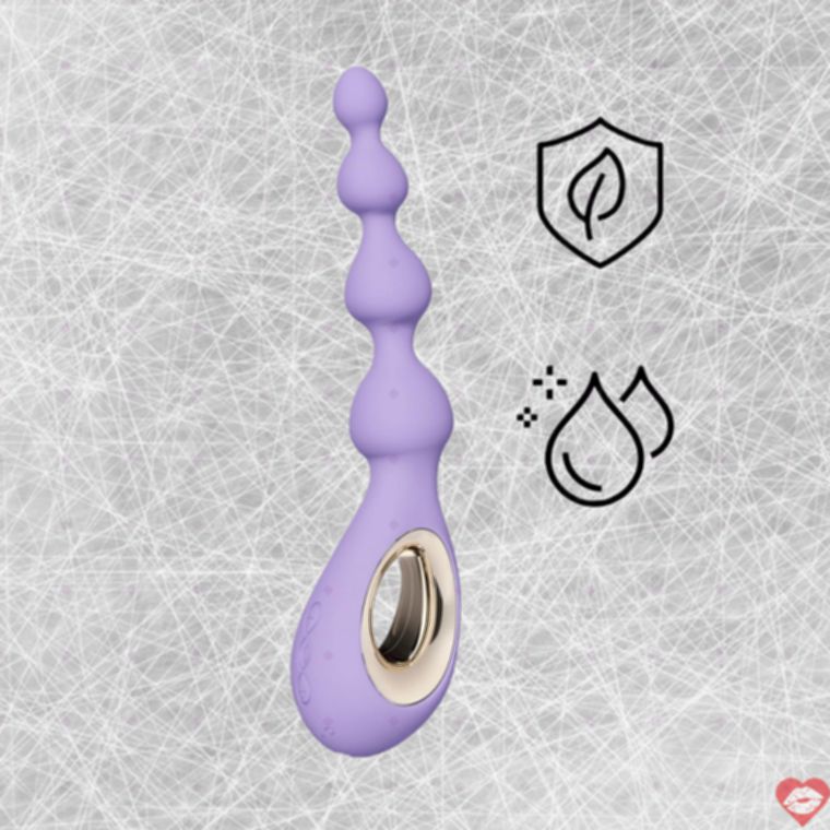 Anal bead Lelo Soraya tím rung mạnh mẽ
