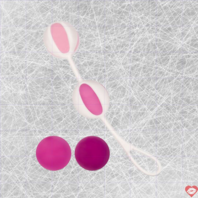 Gvibe Geisha Balls 2 Kegel Hồng Tập Siết Siêu Mềm