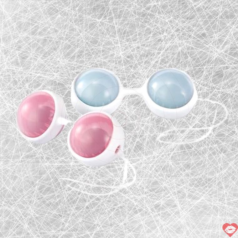 Lelo Luna Mini Kegel Ball Hồng Xanh Silicon Tập Cơ