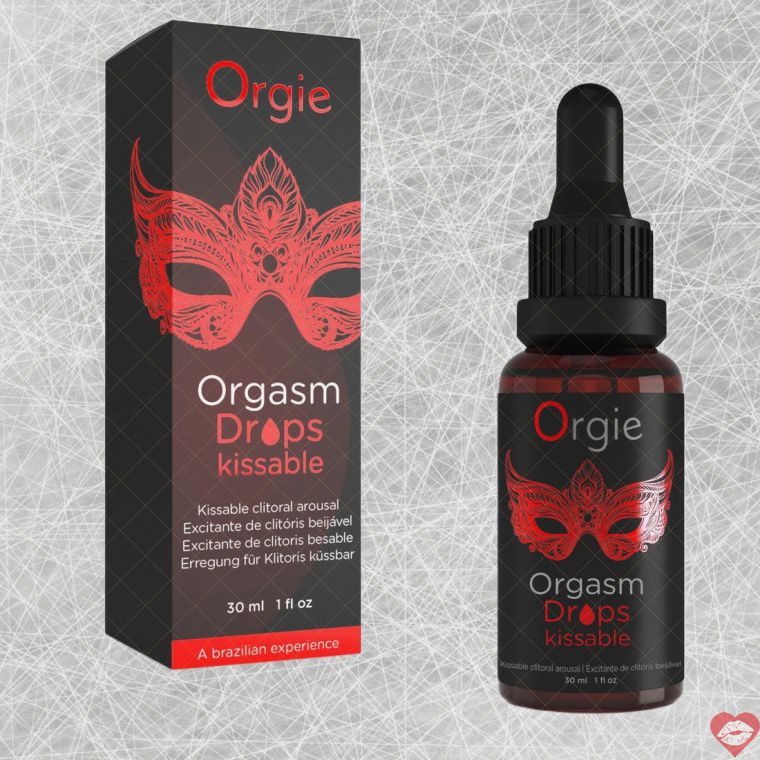 Orgie Orgasm Drops Dầu Nhạy Âm Hạch Ăn Được 30ml
