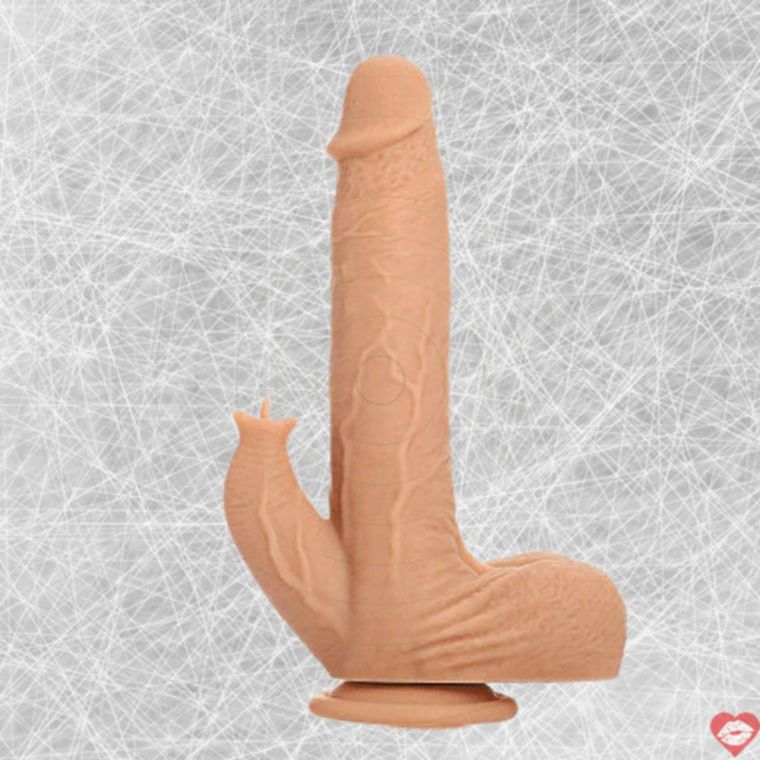 Dildo rung thỏ đẩy 20cm đa khoái cực sướng nồng cháy[gunshop]​ 