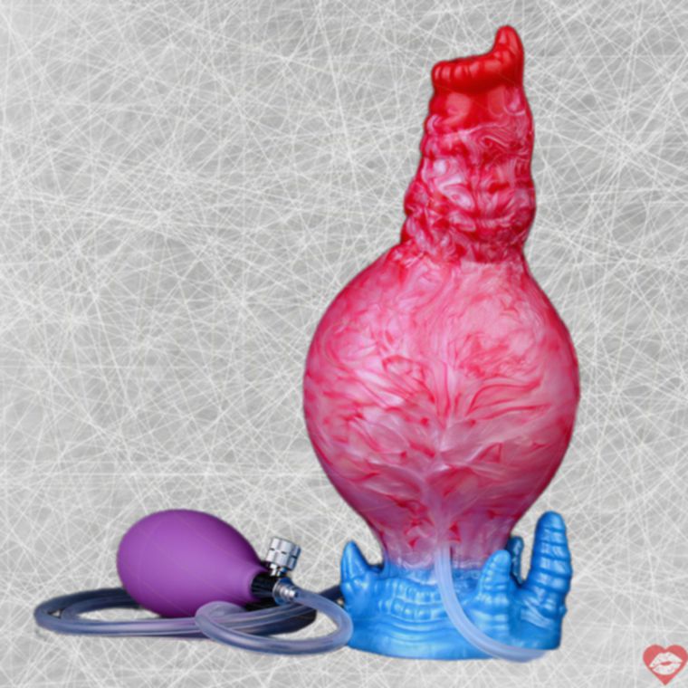Dildo Chó Bơm Phồng Xuất Tinh 2in1 Siêu Thực