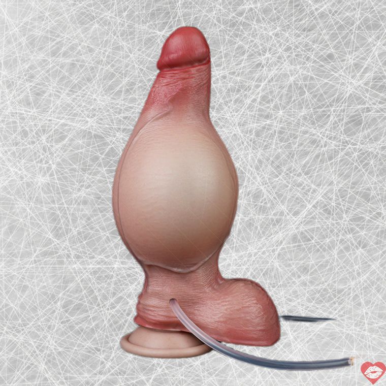 Dildo Bơm Cà Tím Hậu Môn Giãn Nở 7 Inch Thỏa Mãn 