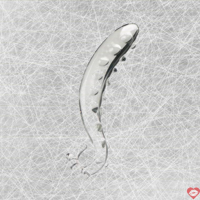 Clear Tentacle Glass Dildo Bump Siêu Kích Thích Cảm Giác Bạch Tuộc