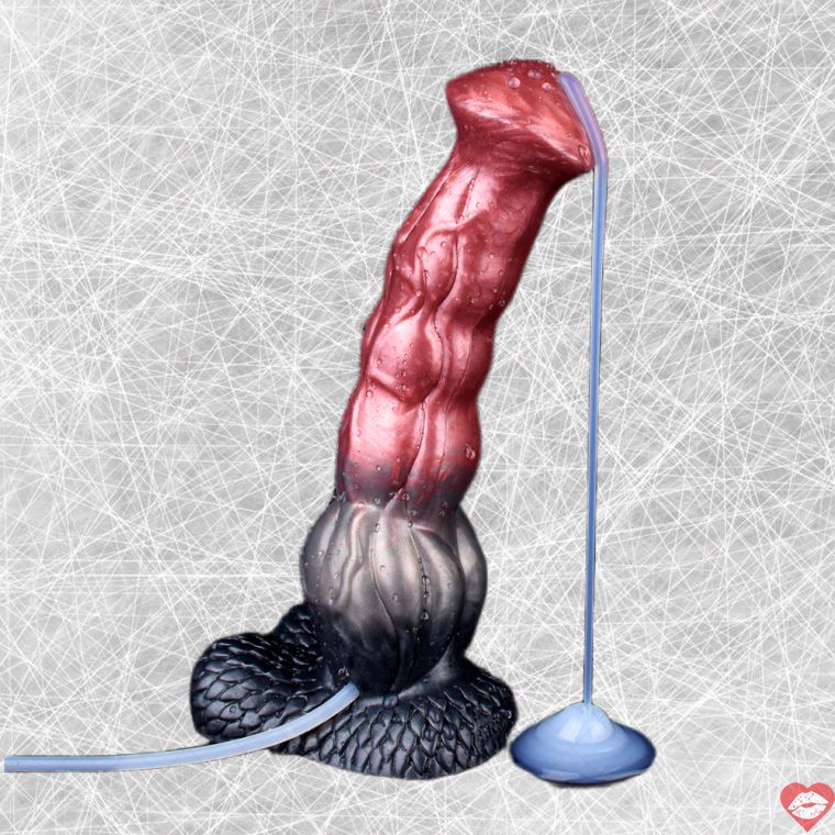 Dildo Ngựa 9 Inch Bơm Phun Thực Tế Siêu Lớn