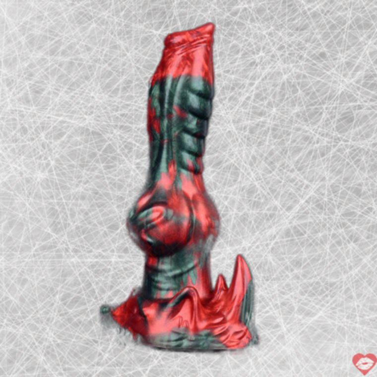 Dildo Chó 7 Inch Silicone Bạch Kim Mềm Mại Khủng