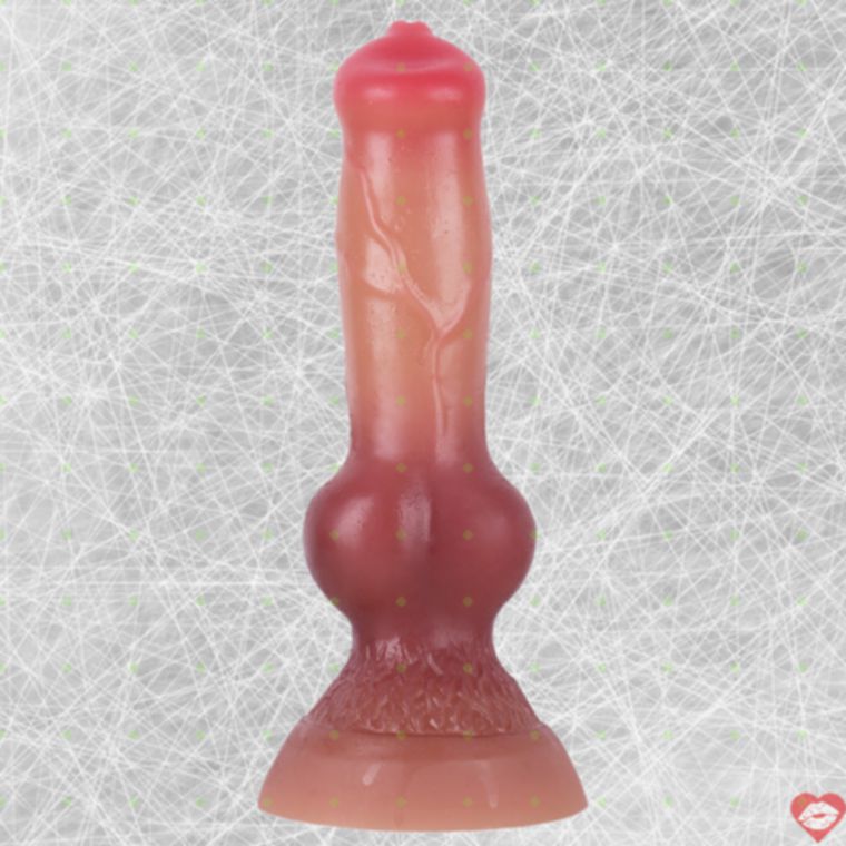 Dildo Dog Knot 7 Inch Silicone Nút Siêu Kích