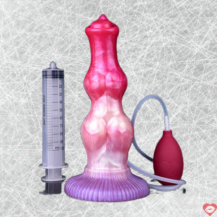 10 Inch Dog Knot Dildo Phun Siêu Ướt