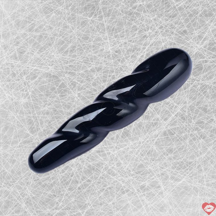 Obsidian Massage Que Lõm Lồi Siêu Trơn Trượt