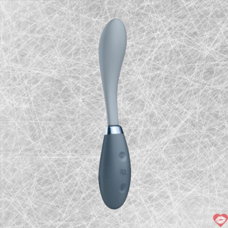 Satisfyer G-spot Flex 3 Đa Năng Uốn Cong Hồng Xám Siêu Sướng