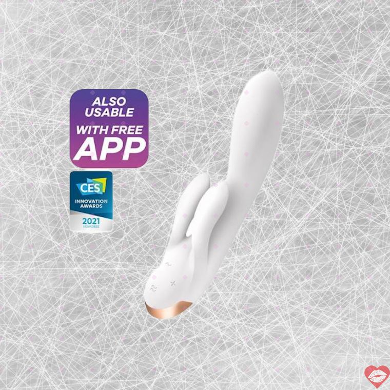 Satisfyer Double Flex Rabbit App G-Clit Siêu Linh Hoạt
