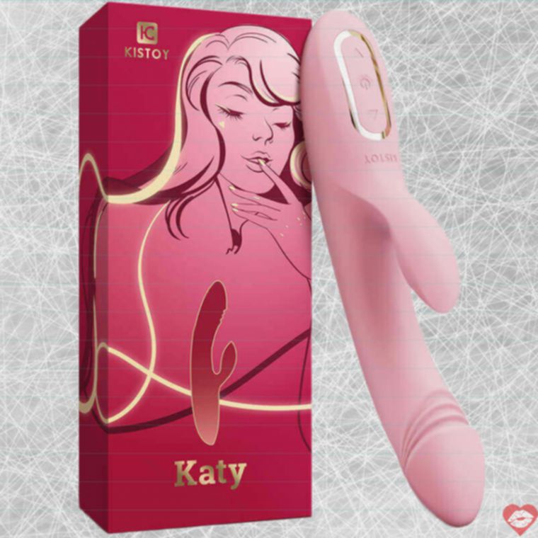 KissToy Katy Dildo Nóng Rung Dual Stim Thực