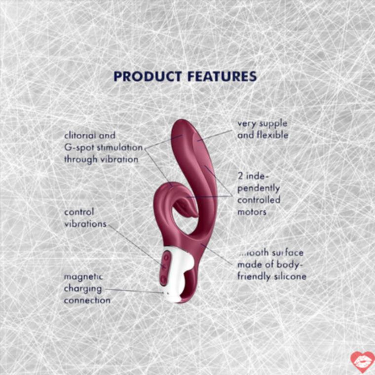 Satisfyer Love Me Rabbit G-Spot Clit Rung Phụ Nữ Tuyệt