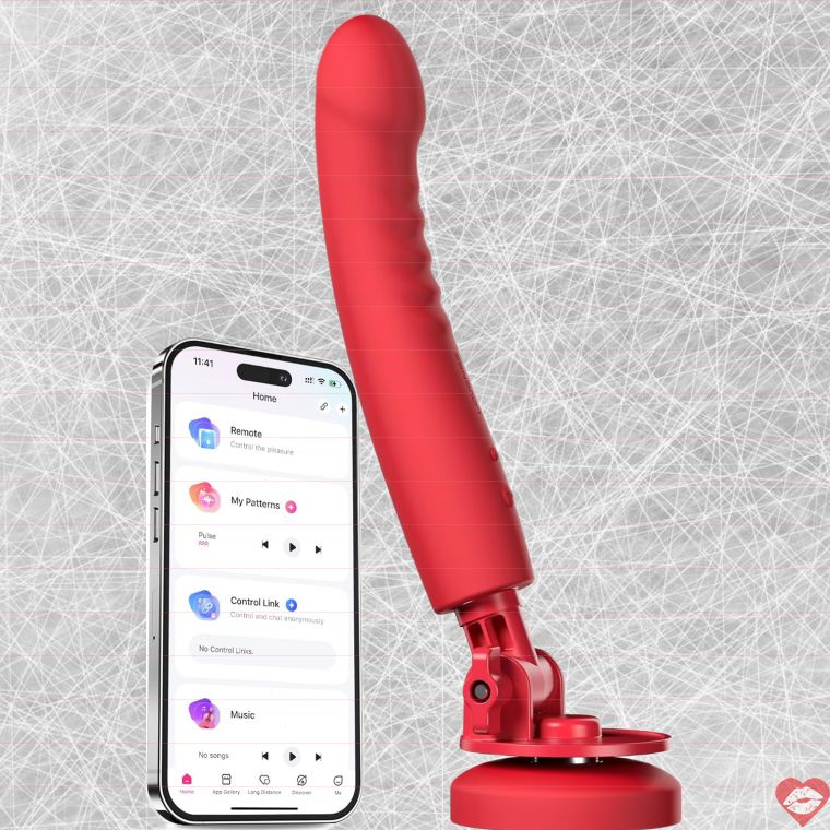 Lovense Mission 2 Dildo Rung Cảm Ứng Suction Cup