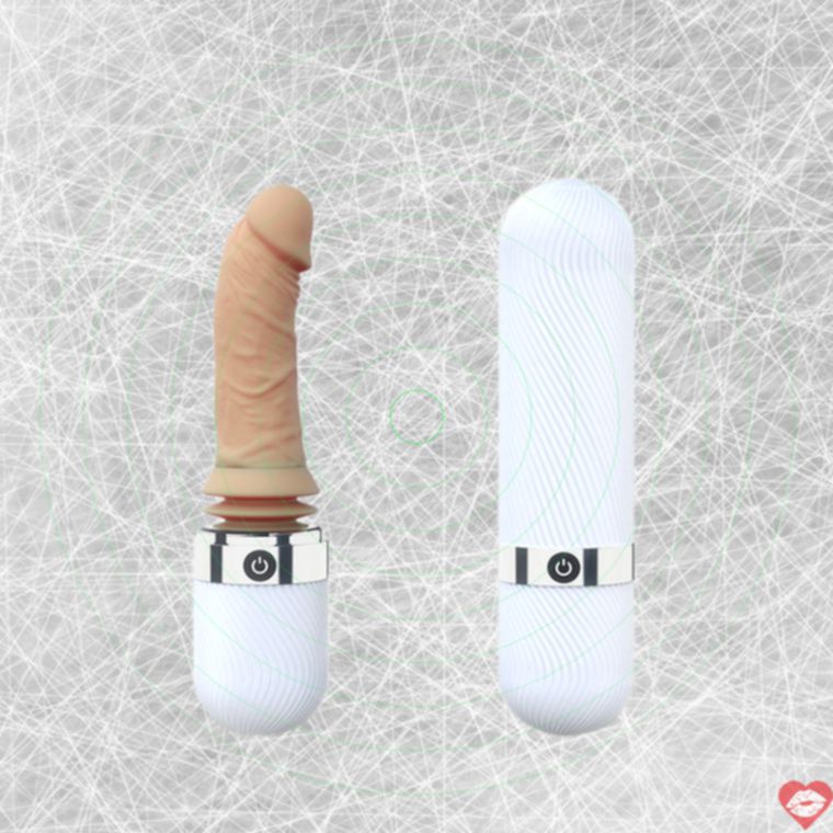 DIBE máy sex dildo thật rung đẩy nóng tự động