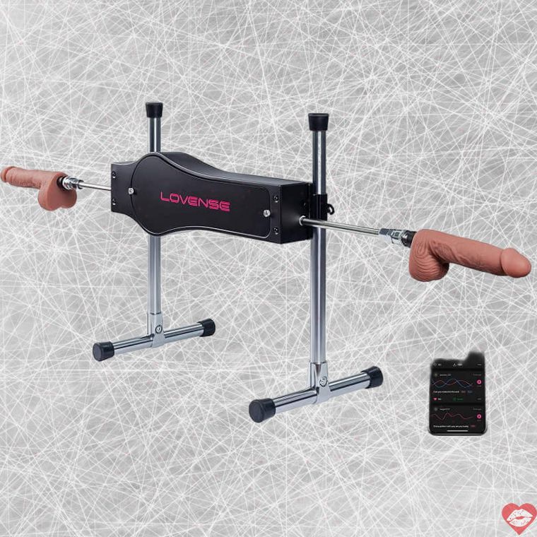 Lovense sex machine điều khiển app thrust mạnh