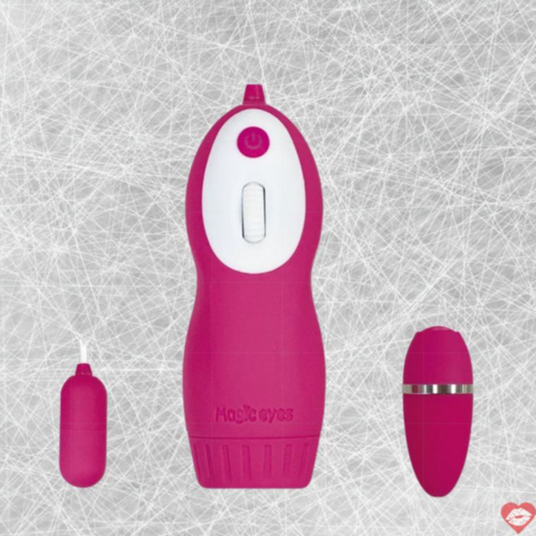 Magic Eyes LaFree Rotor Đôi Hồng Rung Mạnh Nhật