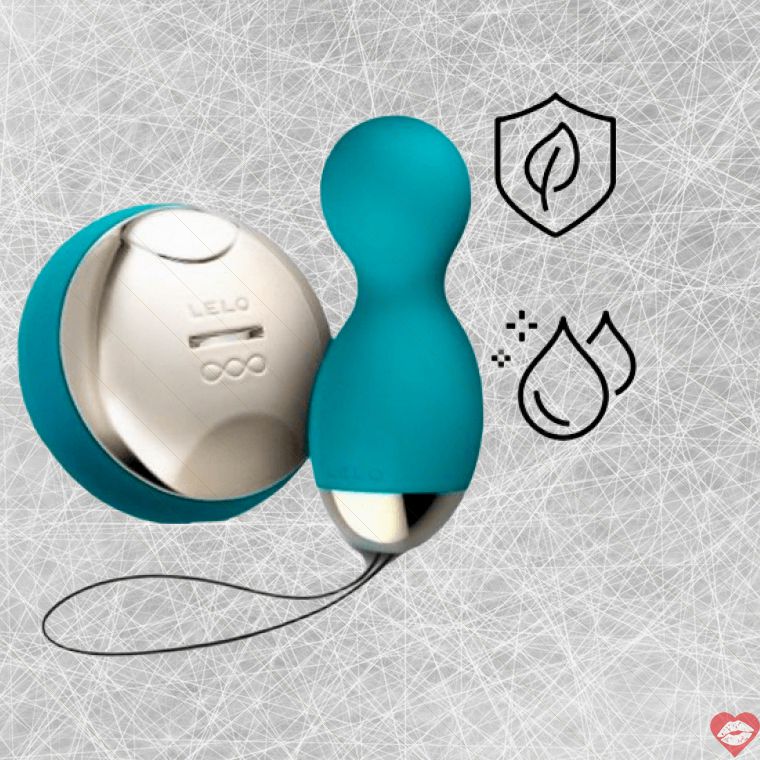 Lelo Hula Beads Xoay Rung Xanh 9.8cm