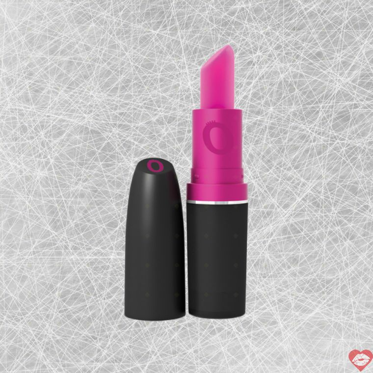 Lipstick Screaming O Rung Hồng 10cm Silicone Tinh Tế 