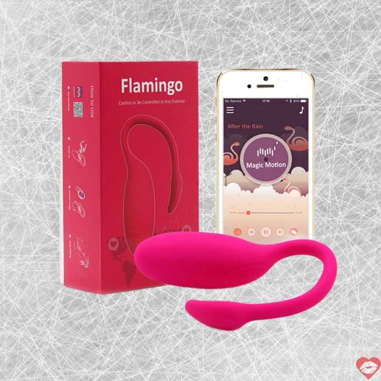Magic Motion Flamingo Trứng Rung Bluetooth APP Siêu Khoái