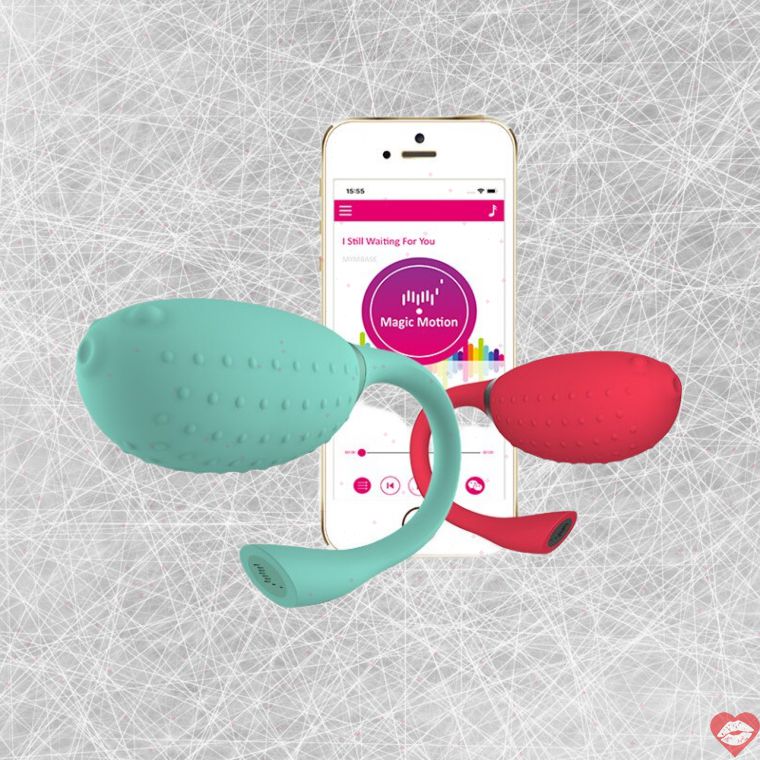 Magic Motion Fugu Trứng Rung APP Đeo Thông Minh