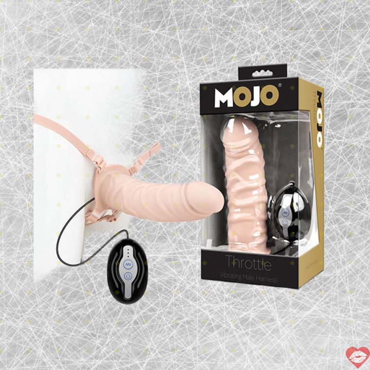 Strapon Rung Thực Hư Rỗng Mojo Throttle Mạnh Bạo Siêu Đỉnh 