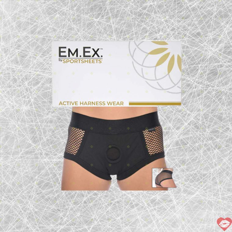 Sportsheets Fishnet Harness Đai Đeo Em.Ex Thoải Mái Hot 