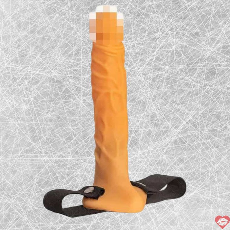 Strapon Rỗng Jaga Jaga 20cm Da Thật 4.3cm Hoang Dã 