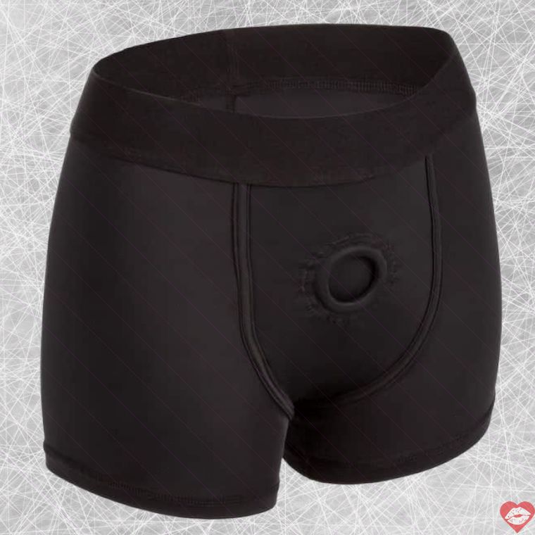 CalExotics Boxer Strap-on Đen L/XL Boundless Thoải Mái 