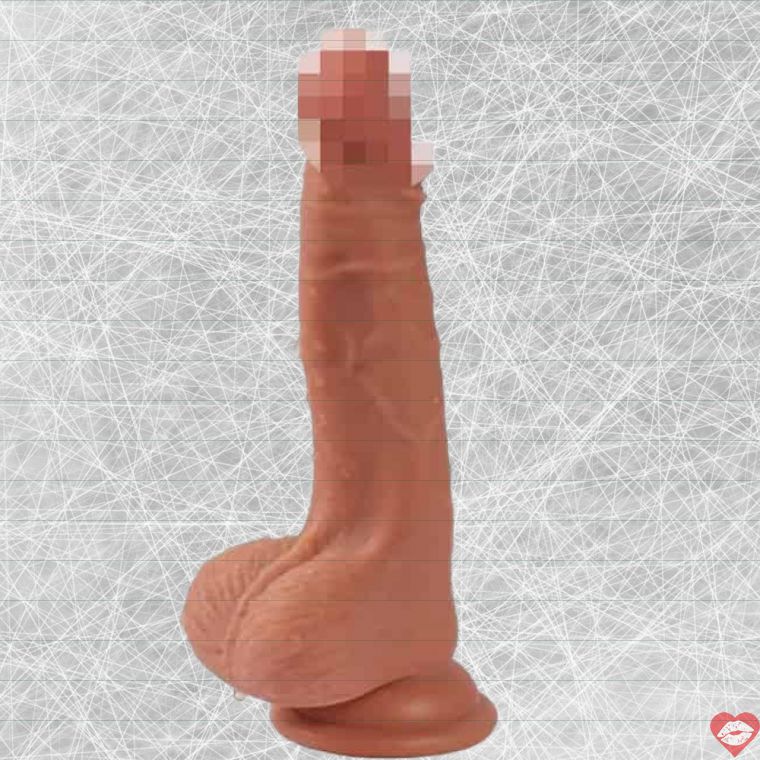 Strap On Dildo Dual 19cm Real Thực Tế 