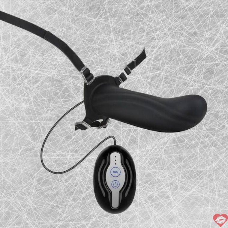 Strap-on Rung Mojo Ghia Đen Remote Đam Mê Nồng Cháy 
