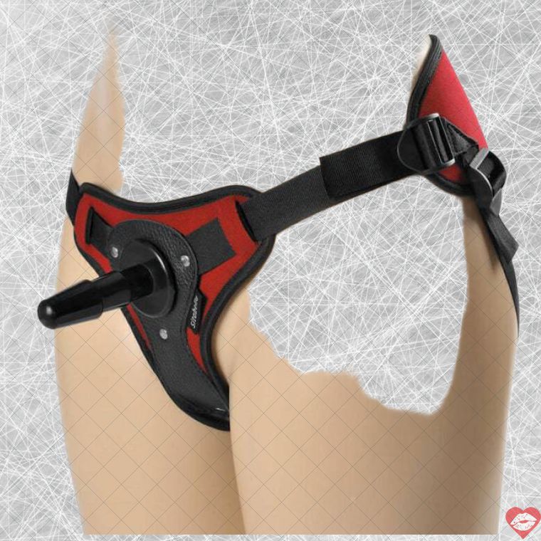 Sitabella Strapon Dual Peak Đỏ Vac-U-Lock Thực Tế 