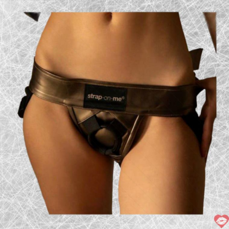 Strap-on-me Harness Da Nâu OS Universal Thoải Mái Linh Hoạt 