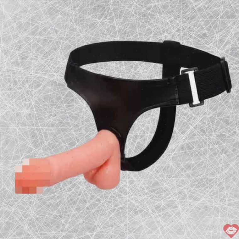 Baile Strapon 17cm PVC Da Thật Hoàn Hảo 
