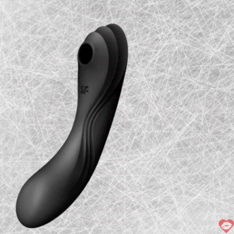 Satisfyer Curvy Trinity 4 Đen Hút Gió G