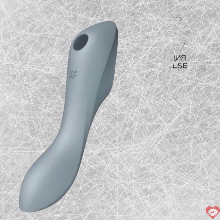 Satisfyer Curvy Trinity 3 Xám Hút Sóng G Siêu Mạnh