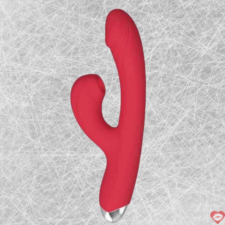 Vibrator thỏ Secwell SW3015 đỏ hút chân không