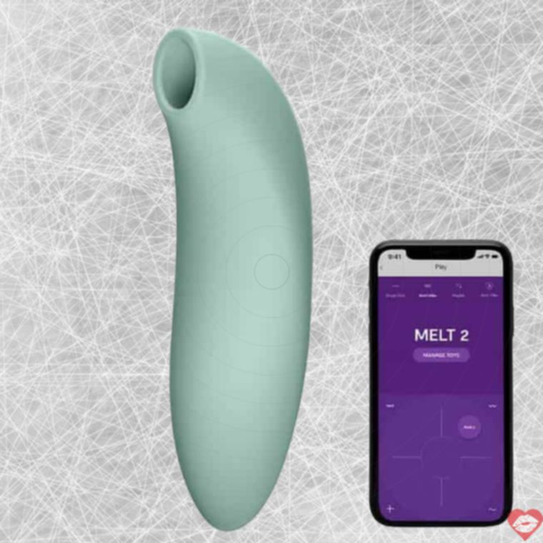 We-Vibe Melt 2 xanh hút clitoris app điều khiển