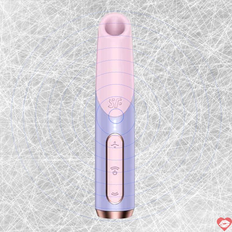 Satisfyer Bold Kiss Hút Âm Hạch Hồng Tím