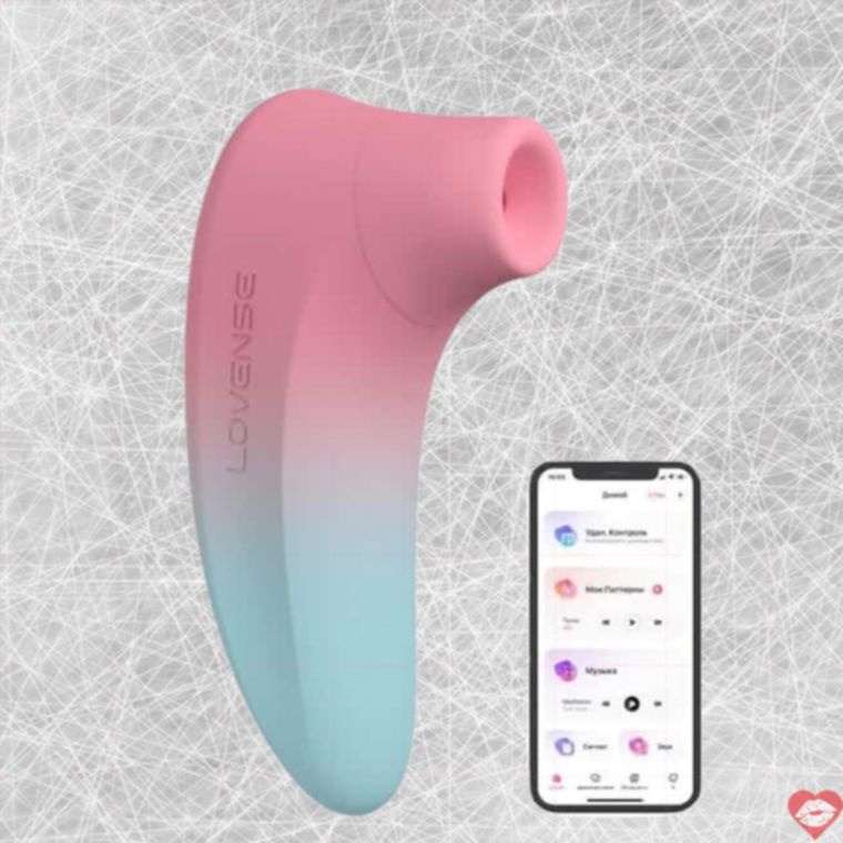 Lovense Tenera 2 Hút Âm Hộ Xanh Hồng Xanh Điều Khiển App