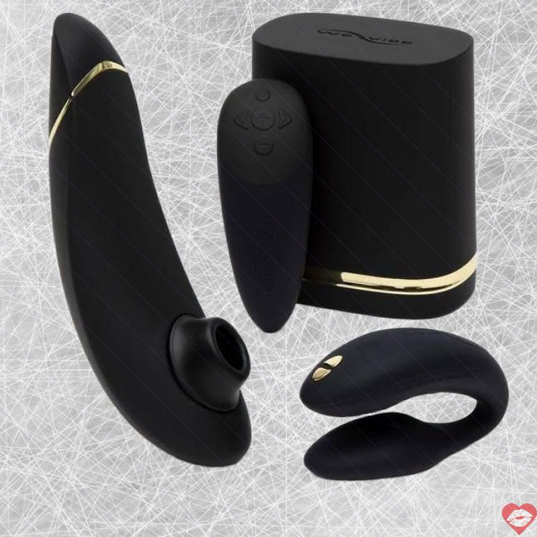 Bộ We-Vibe Chorus + Womanizer Premium 2 Đen Siêu Đỉnh