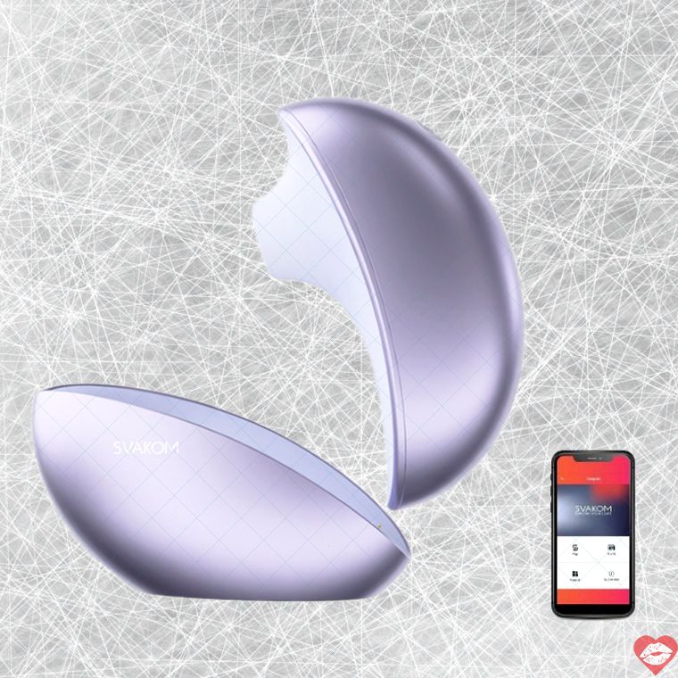 Svakom Pulse Galaxie Clit Vacuum APP Tím Projector Sướng